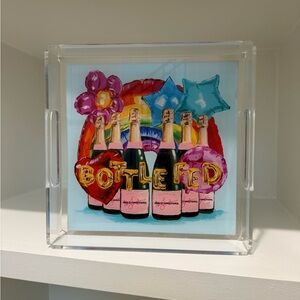 Ashley Longshore Bottle Fed Acrylic Tray